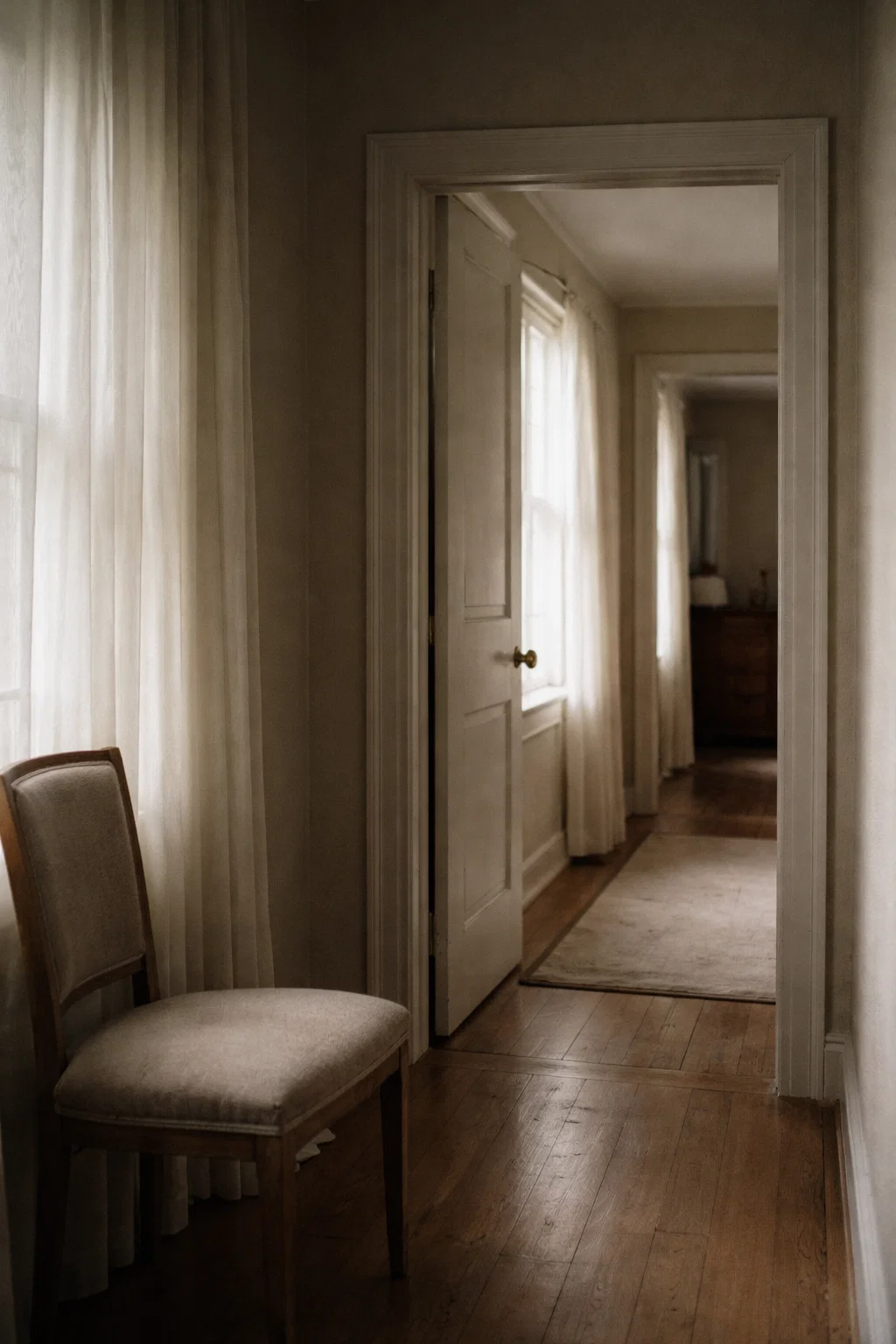 Quiet, calm interior space with natural light